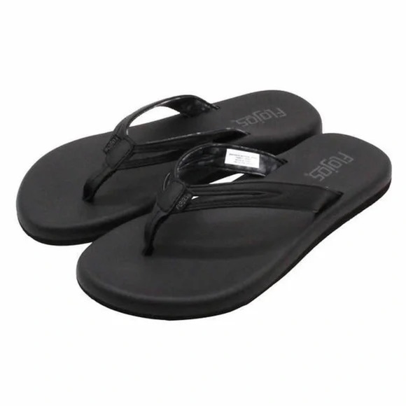 Flojos Women’s Flip Flop Black Tie-dye Multi Layer Arch Support Sandals Size 9 - Picture 1 of 6